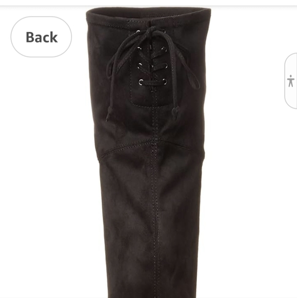 NEW in Box Nine West Ceeya9X92 Women's Over-The-Knee Boots Sz 7 Lace-up Back - Picture 7 of 12